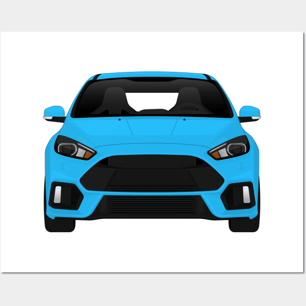 Focus RS Blue Wall Art by VENZ0LIC